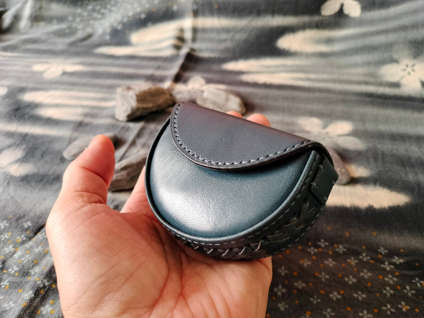 PDF pattern of 3 types of leather cases/folding reading glasses case/ with hole marking, suggested thickness & tutorial