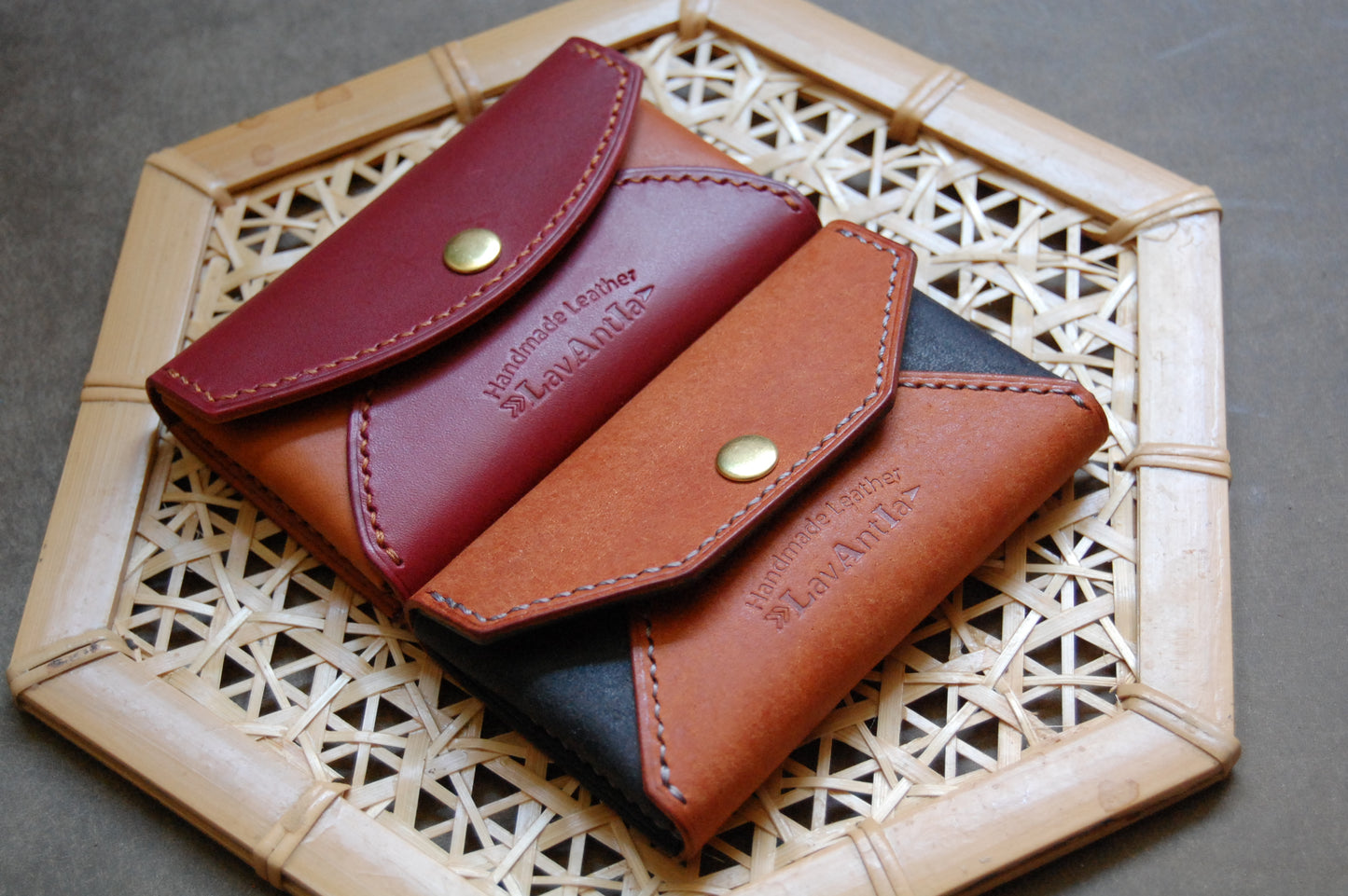 Lavantia Business card wallet build along PDF pattern/A4 & Letter size/3 different outlooks in 1 pattern/with tutorial/hole spacing 3.38mm