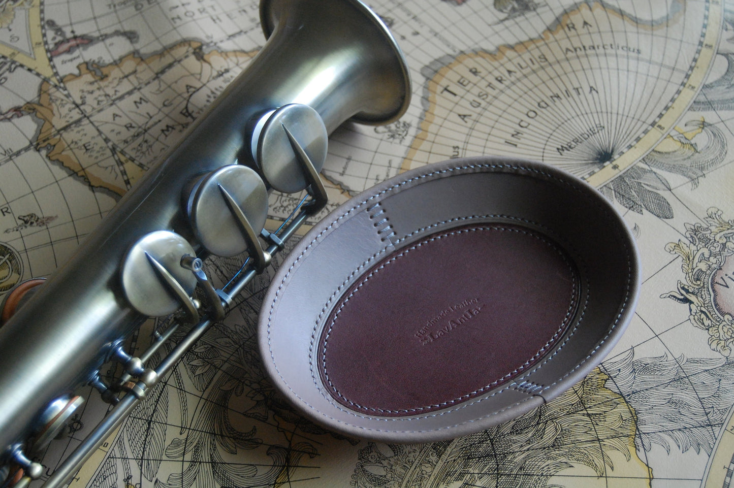 Luxury oval leather tray build along PDF pattern/digital pattern/with tutorial video/with punch marking(hole spacing 3.38mm)