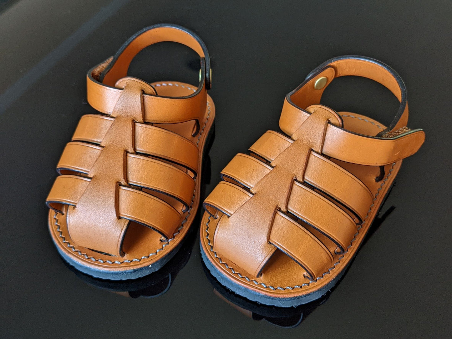 Greek sandals for kids/leather DIY PDF pattern/foot length 12 & 14cm/