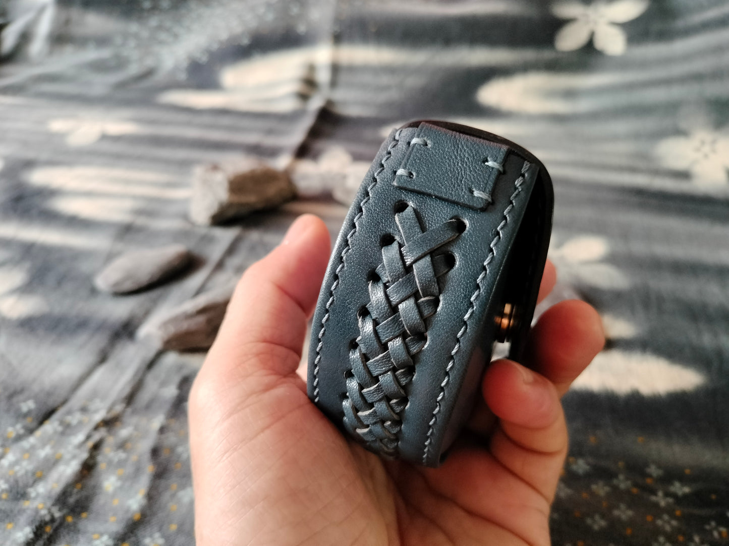 PDF pattern of 3 types of leather cases/folding reading glasses case/ with hole marking, suggested thickness & tutorial