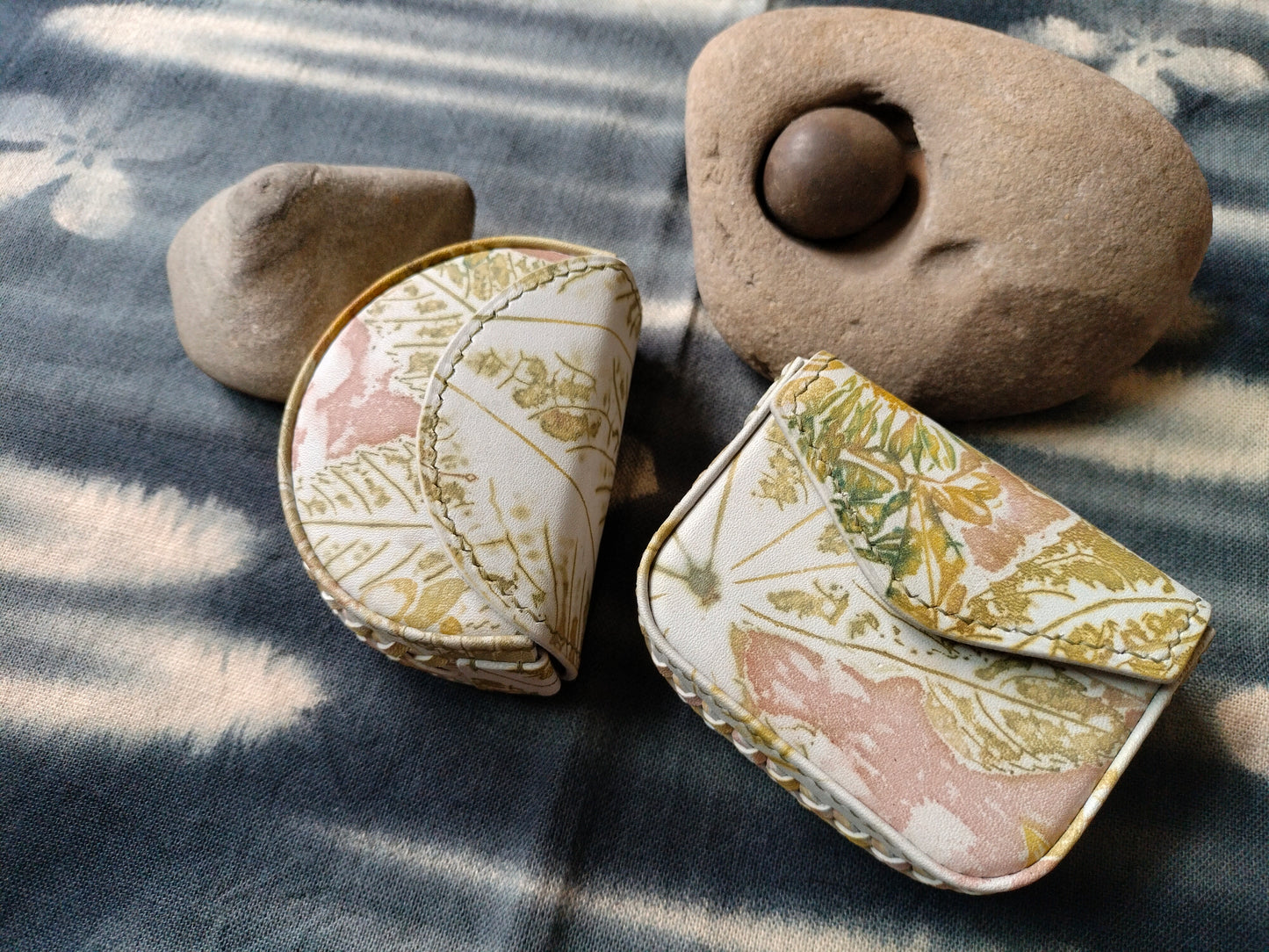 PDF pattern of 3 types of leather cases/folding reading glasses case/ with hole marking, suggested thickness & tutorial