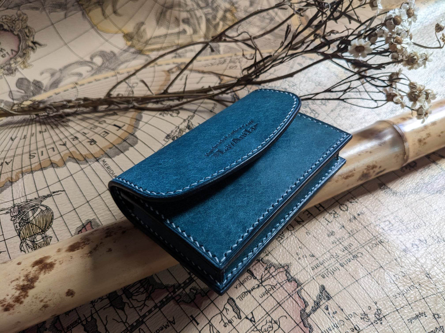 3 types Build along Leather business card holder pdf pattern tutorial included/PDF Pattern/digital pattern/3.38mm/with stitching hole marks