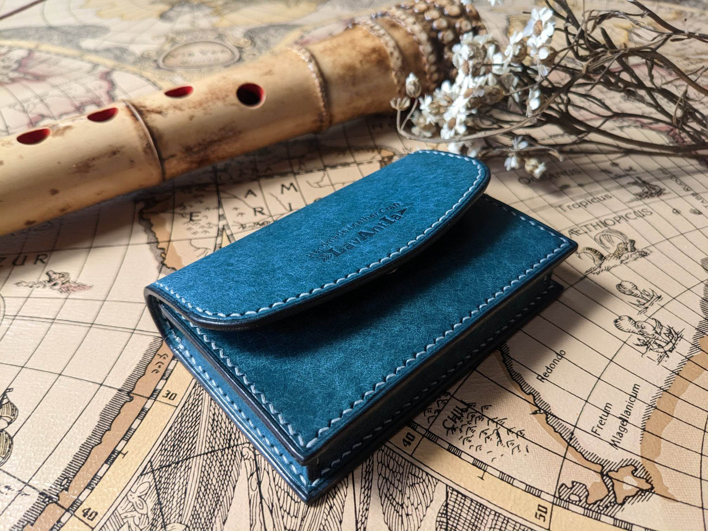 3 types Build along Leather business card holder pdf pattern tutorial included/PDF Pattern/digital pattern/3.38mm/with stitching hole marks