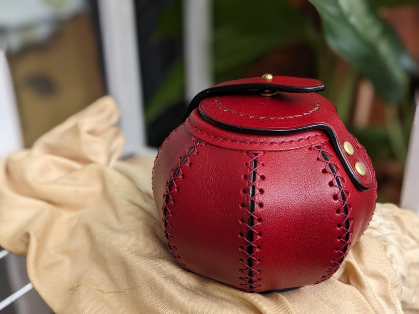 Leather Pot with lid PDF Pattern/with tutorial video/no written instruction/with hole mark/Jar with lid PDF Pattern/Leather scrap project