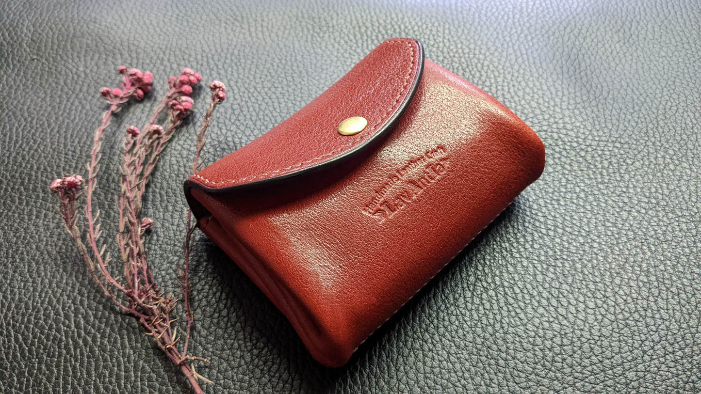 Venus leather purse build along PDF pattern/with tutorial, stitching hole marks/ hole spacing 3.38mm/A4, Letter