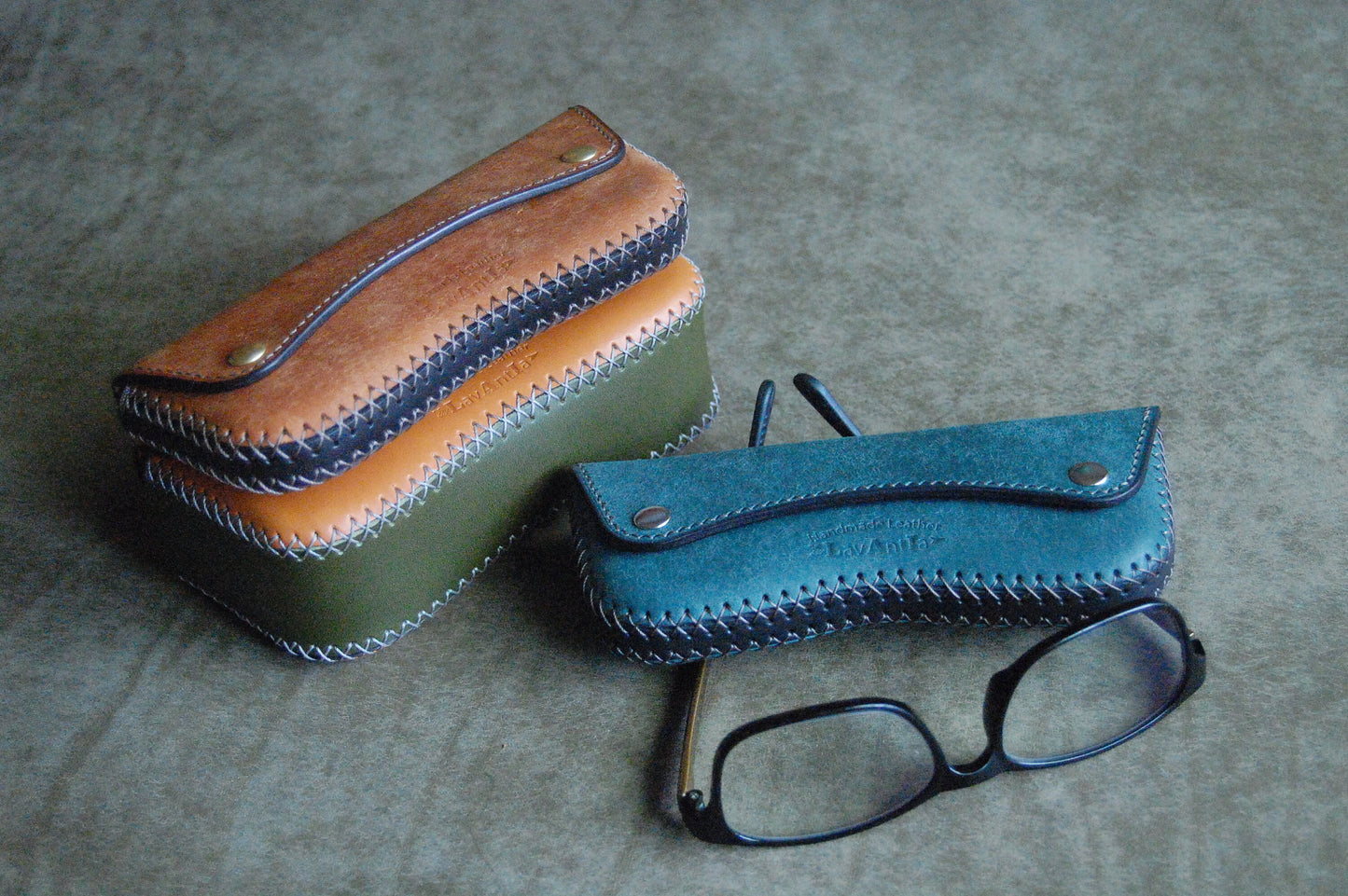 Stylish Glasses/Sunglasses Case build along PDF pattern BUNDLE SET/with tutorial/with punch marking(hole spacing 3.38/5.0mm)