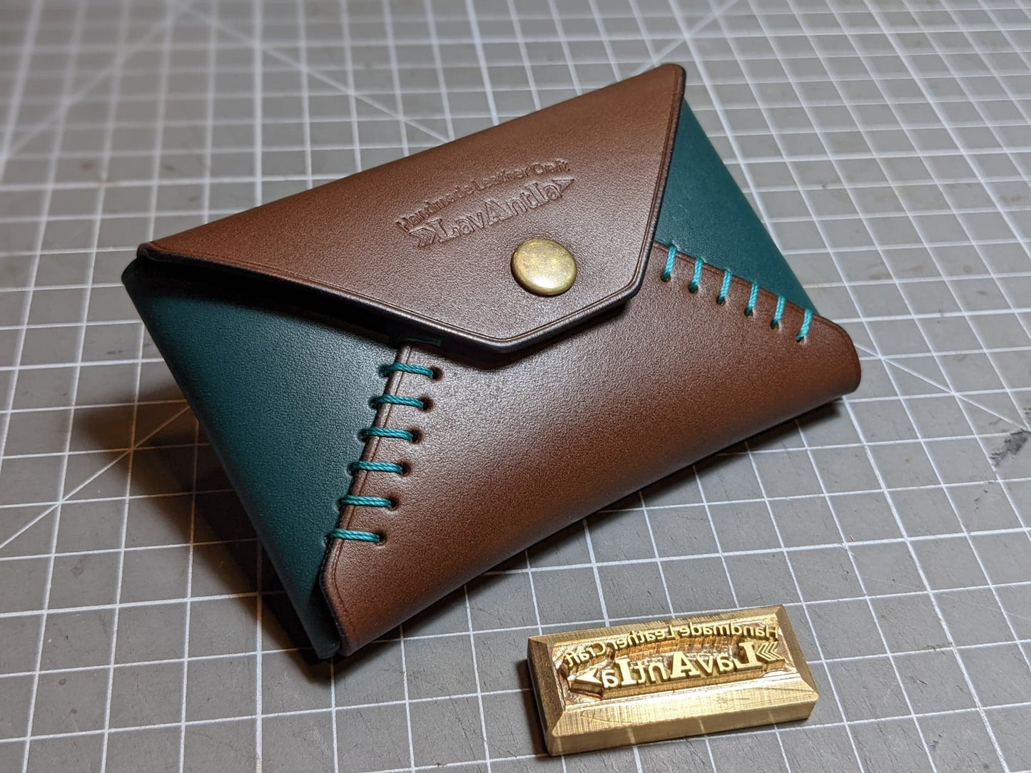 Leather Card Holder PDF Pattern/with tutorial/with hole marking(hole spacing 3.38mm)/A4 & letter